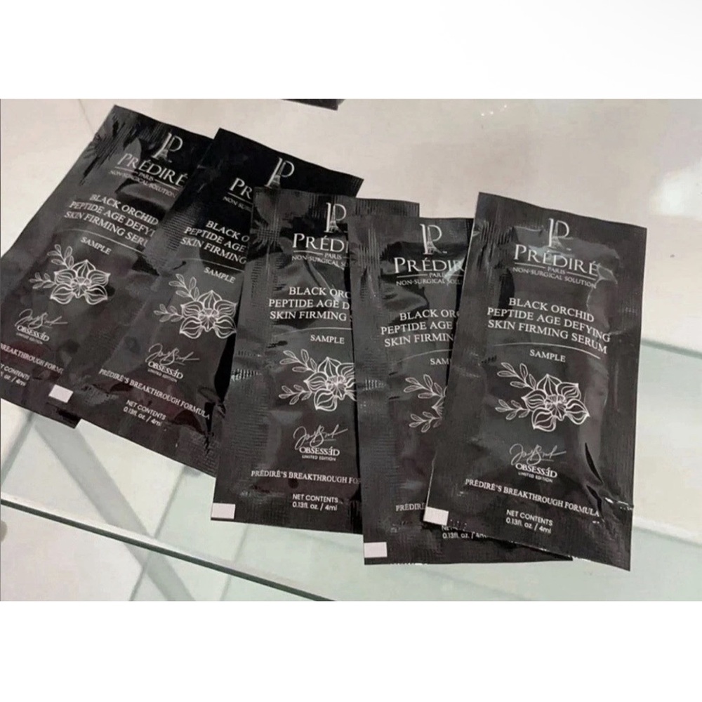 PREDIRE PARIS Black Orchid Age Defying Skin Firming Serum 5 Packs *$940 Retail*
